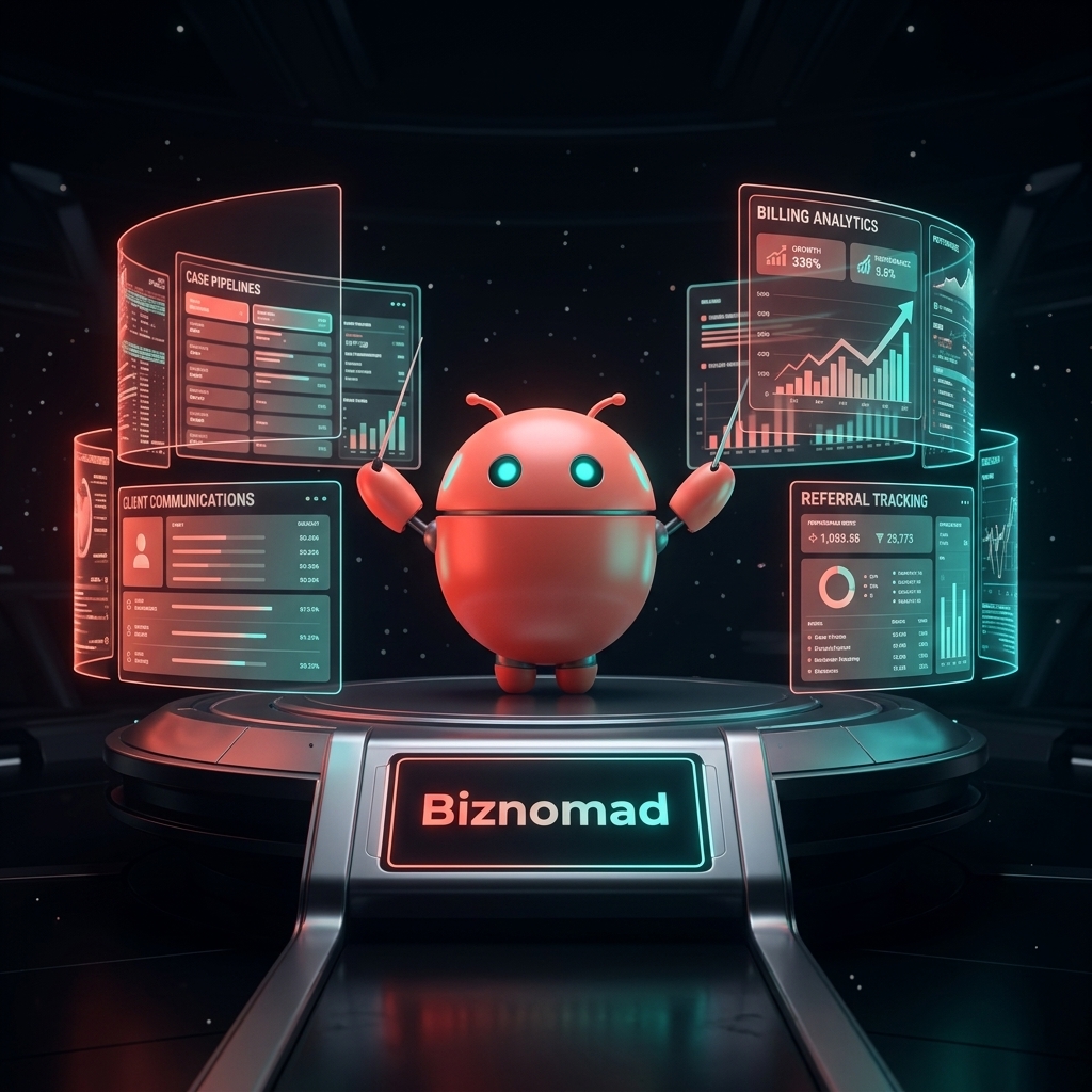 OpenClaw mascot orchestrating legal lead analytics and follow-ups